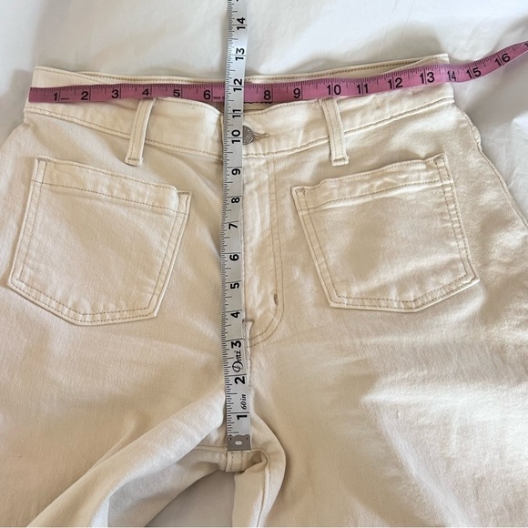 MADEWELL The Perfect Vintage Wide-Leg Jean in Tile White Patch Pocket Edition 26 - Picture 10 of 11